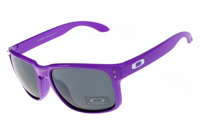 Oakley Holbrook sunglasses purple frame 
