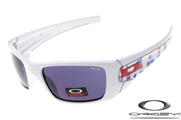 Oakley fuel cell sunglasses white / ice 