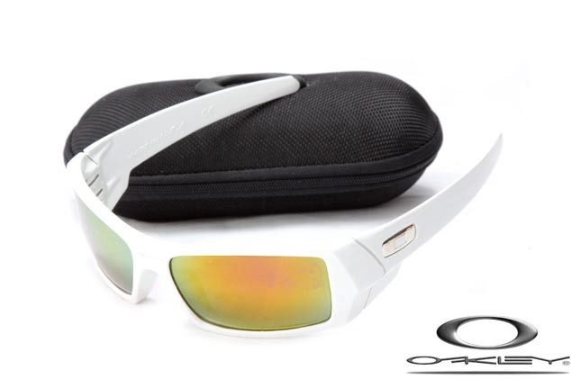 Oakley gascan sunglasses white / fire 