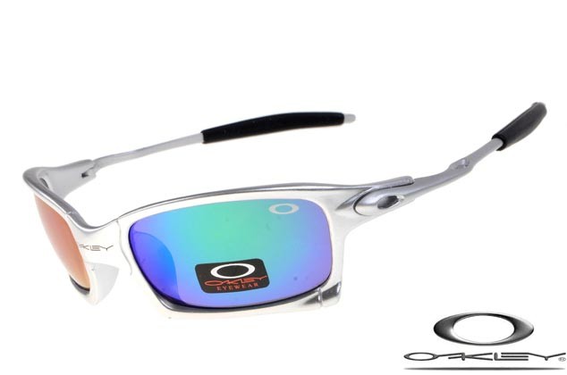 Squared X-Optics Metal Frame Polarized Sunglasses with Sky Iridium Lenses 